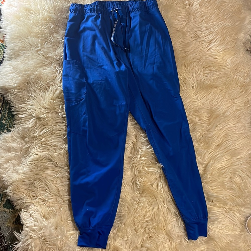 Royal Blue Large scrub joggers
